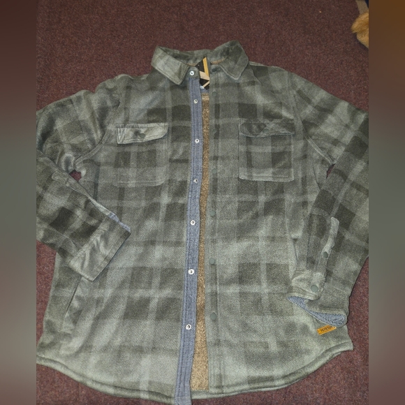 New! Voyager Arrowhead Fleece Lined Jacket Men's Size Medium In Olive - Picture 1 of 9